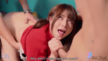 Chinese girl Ranako with two friends in a hot orgy action. (umvkikhf99f)