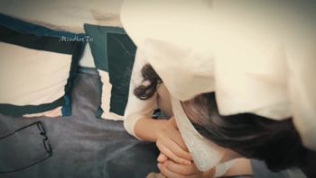 My step sister went out for dinner and left her college classmates with me. (uacuobm23ea)